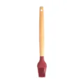 Wooden Handle Silicone Basting Brush Red Color Kitchen Cooking Baking Pastry Tool - Oil Brush