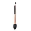 Pinza de cocina de acero inoxidable oro rosa con mango de silicona negra utensilio de cocina variante - Clip de Comida