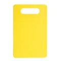 Yellow PP kitchen cutting board, durable chopping board for fruit and vegetable preparation. - Yellow