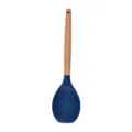 Cucchiaio da cucina in silicone con manico in legno, utensile antiaaderente per la casa. - Spatola da Pasticceria