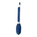 Comoda pinza da cucina in silicone blu e acciaio inossidabile per padelle antiaderenti. - Pinze per Alimenti