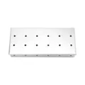 Stainless steel BBQ smoker box, 12-hole wood chip smoke box for outdoor grilling cooking. - Smoker Box (PP Bag Packaging)