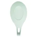 Poggiacucchiaio in silicone verde chiaro per la cucina, supporto resistente al calore. - Verde Acqua