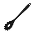 Black silicone pasta server kitchen spaghetti spoon heat resistant cooking utensil - Pasta Server