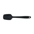 Black silicone spatula for baking and cooking, flexible kitchen utensil single piece item - Black Small Spatula