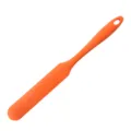 Espátula de silicona naranja herramienta de cocina raspador con agujero para colgar uso diario. - Rascador Recto Grande