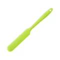 Espátula de silicona verde herramienta para hornear raspador de cocina con orificio - Rascador Recto Pequeño
