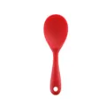 Cucchiaio da riso in silicone rosso, spatola da cucina antiaderente con foro di sospensione. - Cucchiaio per Riso / Rosso