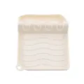 Kitchen spoon rest silicone spatula holder heat resistant utensil rest organizer beige - Utensil Rest