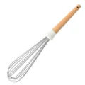 Batidor de cocina de madera silicona y acero inoxidable huevo herramienta repostería - Batidor Grande