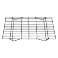 Black metal cooling rack for baking, bread and cake cooling wire grid mesh tool. - Triple Layer