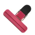 Silicone food bag sealing clip snack fresh keeping clamp kitchen plastic storage tool - S / Rose Red