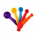 5-Piece Plastic Measuring Spoons Set Colorful Baking Tools Kitchen Cooking Gadgets New - Measuring Spoons 5-Piece Kit