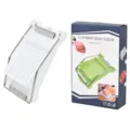 Affettatrice professionale per carne in scatola con fili in acciaio inox e base in plastica. - Bianco