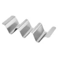 Stainless steel taco holder stand rack, wave shape metal taco shell display for kitchen. - Standard Type
