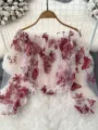 S / Tops / Rose Red