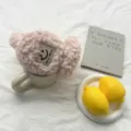 Kuschelige Plüsch Ohrenschützer Winter warm weich faltbar Ohrenwärmer Kälteschutz Damen - Einheitsgröße / Rosa