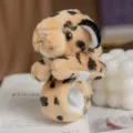 Cute leopard plush slap bracelet, soft stuffed animal wristband toy for kids and toddlers. - Classic Leopard