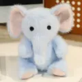 Lindo elefante de peluche azul juguete de peluche, suave muñeca de compañía para niños. - Elefante / 13cm