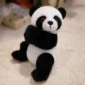 Bonito peluche de panda, adorable animal de juguete suave, regalo de cumpleaños ideal para niños. - Regla Individual - Panda
