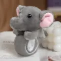 Grey elephant plush slap bracelet cute stuffed animal wristband children soft toy gift - Elephant