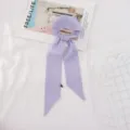 Kordela mallion vichy violet chiffon foulard headbrand trendy chic glyko aksesouar - Μωβ καρό