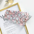 Chic foulard en soie à imprimé floral pour femmes, élégant ruban pour cou ou sac à main. - Fleur Rose Éventail (Style 10)