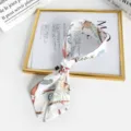 Foulard ruban en coton imprimé paresseux pour femmes, cravate chic et accessoire de sac élégant. - Style 4 / 90x5cm