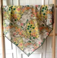 Foulard carre floral retro en coton bandana pour femmes chemise bureau tres elegante. - Taille unique / 07#-Style Floral Géométrique Rétro