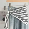 Luxury twill silk triangle scarf with stylish Respect print, soft versatile neckerchief accessory. - 05#-White Letter