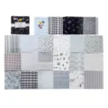 Set di carta scrapbooking vintage decorativa forniture diario materiale fai da te cancelleria - Ombra di Tessuto Grigio