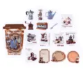 Coffee theme PET sticker pack 30pcs watercolor journal DIY decorative collage stickers - Leisurely Coffee