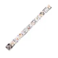 Ruban adhésif décoratif PET fleurs vintage design lettre autocollant papeterie 1pc - Ode aux Fleurs Romantiques