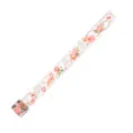 Ruban adhésif PET floral vintage avec lettres anglaises et motifs de billets pour le scrapbooking - Messager des Roses