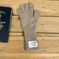 Gants en tricot de laine pour l'hiver gants chauds à écran tactile à cinq doigts - 30*10cm / Kaki