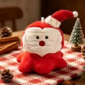 Christmas octopus plush toy Santa Claus doll cute stuffed animals holiday decoration - Santa Claus