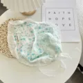French style floral lace triangle scarf vintage sweet tie hair band headwear fashion - Triangle Scarf-10