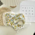 French style floral lace triangle headscarf sweet hair band cute hair accessories detail - Triangle Scarf-7