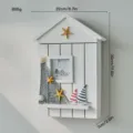 Mediterranean style wooden key box wall hanging storage cabinet with nautical theme decor - Mediterranean Fishing Net Boat Key Holder