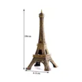 Bronze Eiffel Tower Model Miniature Home Decor Desktop Ornament 10cm Figurine Gift - 10cm
