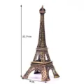 Eiffel Tower model vintage metal architecture desk ornament home decor souvenir gift - 22cm (With Box)