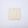 Tranche de bois carrée pendentif DIY vierge copeaux de bois naturels peinture artisanat 1pc - 3cm / Tranche de Bois Carrée Arrondie Poinçonnée