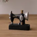 Vintage resin mini sewing machine ornament desktop micro landscape room decor photography prop - Mini Small Sewing Machine