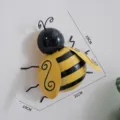 Metal bee wall art hanging outdoor garden decoration iron craft cute bumblebee sculpture - Large Bee