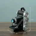 Vintage camera ornament resin retro photography home decor office desktop craft display item - Vintage Camera