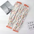 Manches de protection solaire en soie de glace florale pour femmes conduite en plein air UV - Taille unique / Orange à Volants Floral