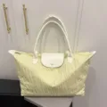 Grosse kapazitaet freizeit reise tasche, leichte yoga schultertasche fuer frauen alltag. - Gelb