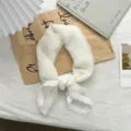 White lace square scarf French fairy style decorative headscarf elegant spring accessory - 01#-Beige Full Flower