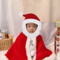 Costume De Père Noël Pour Enfants Drôle Coiffe Cape Rouge Accessoire De Fête Noël - M / Père Noël