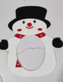 Noël bonhomme de neige costume coiffure drôle fête vacances accessoires photo déco - M / Bonhomme de neige